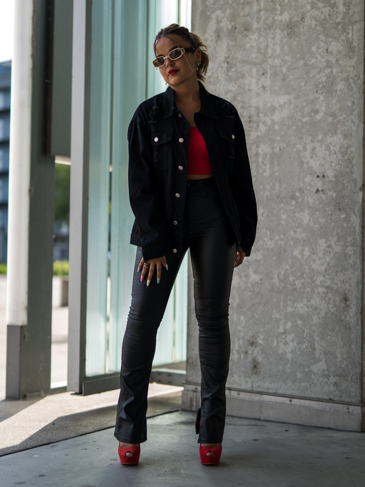 Adem Jashari Jeans Jacket Woman