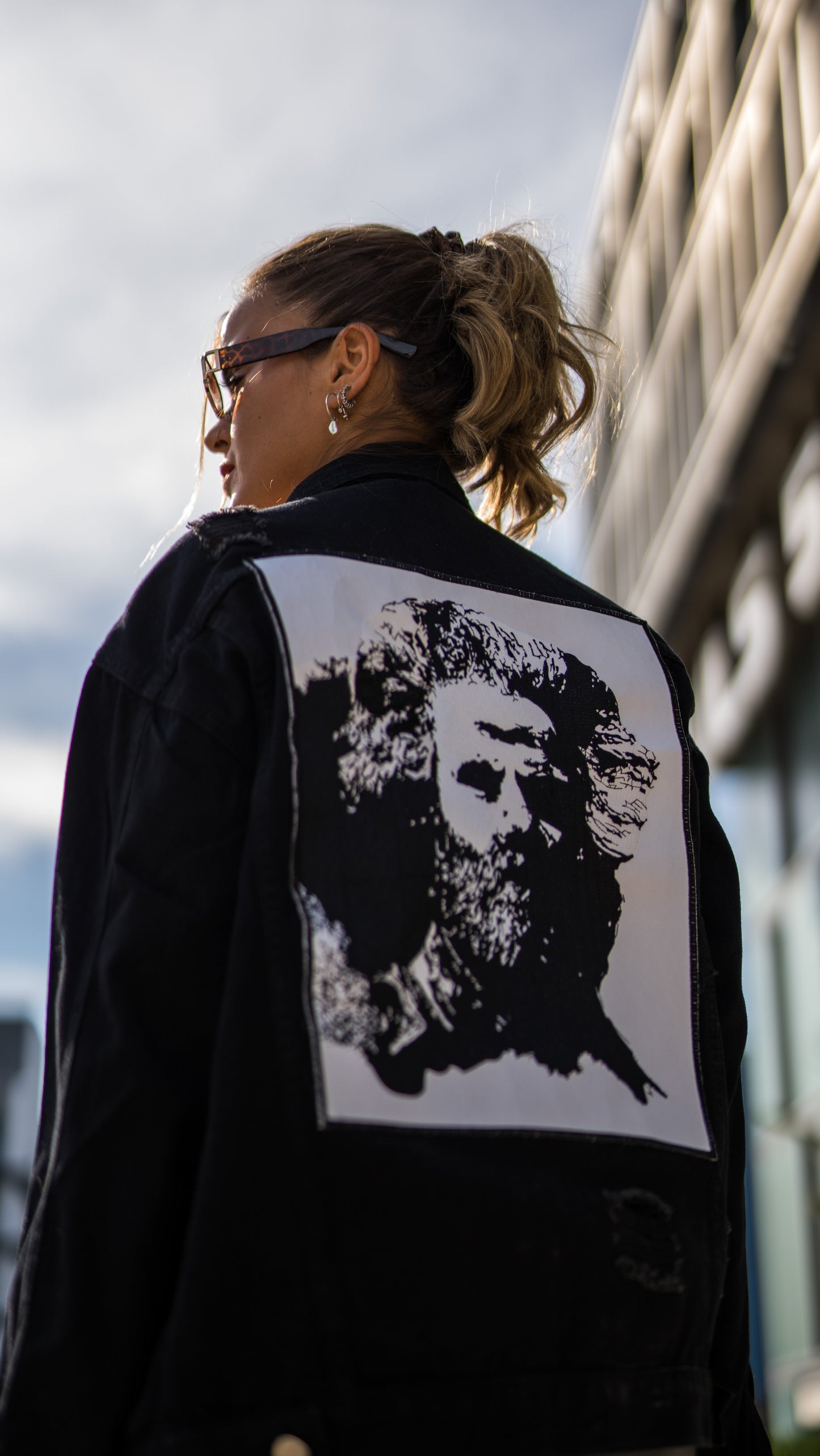 Adem Jashari Jeans Jacket Woman