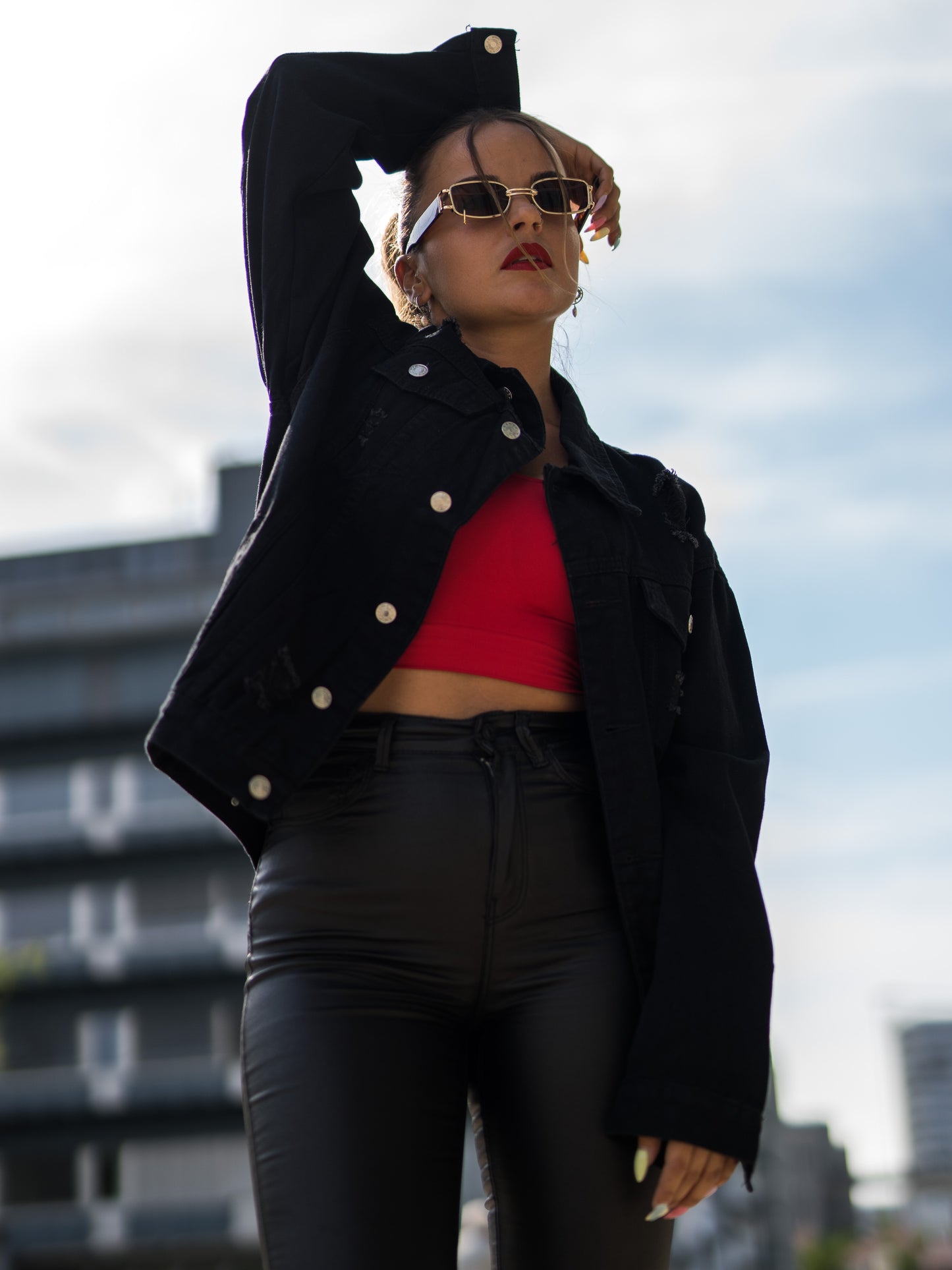 Adem Jashari Jeans Jacket Woman