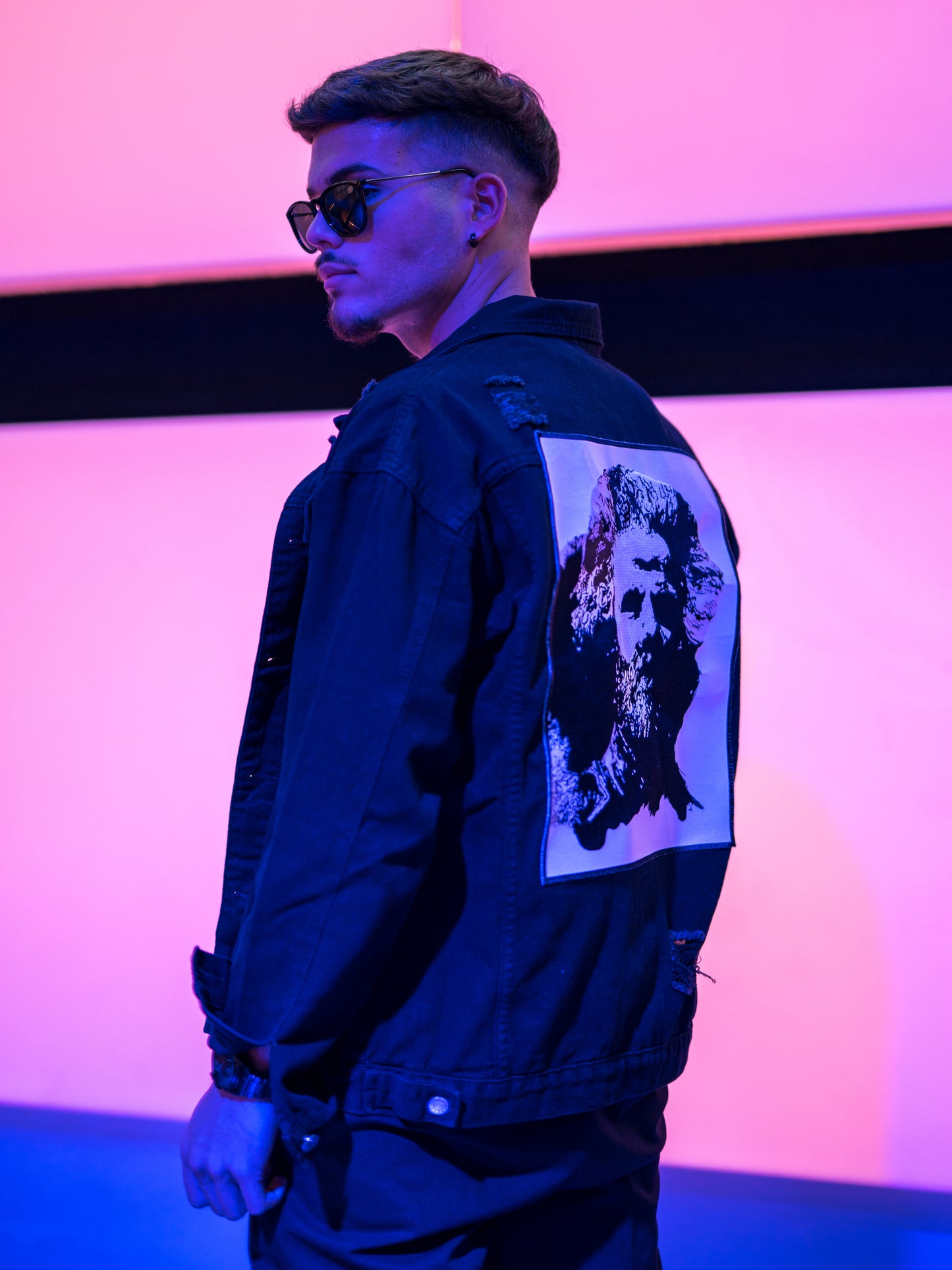 Adem Jashari Jeans Jacket Men