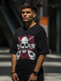 Skull with Qifteli Oversize T-Shirt
